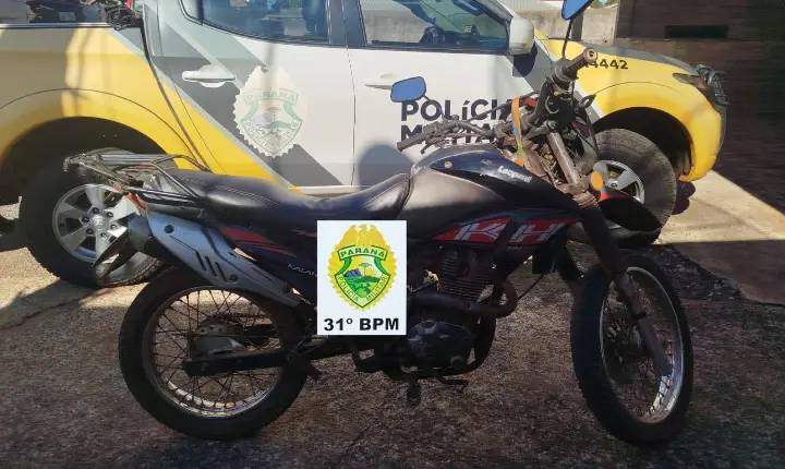 Condutor sem CNH é flagrado pela PM em Terra Roxa e tem motocicleta apreendida
