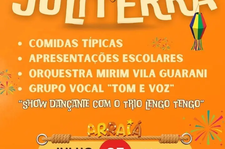 JuliTerra: Festa Julina agita Terra Roxa com atrações culturais e comidas típicas