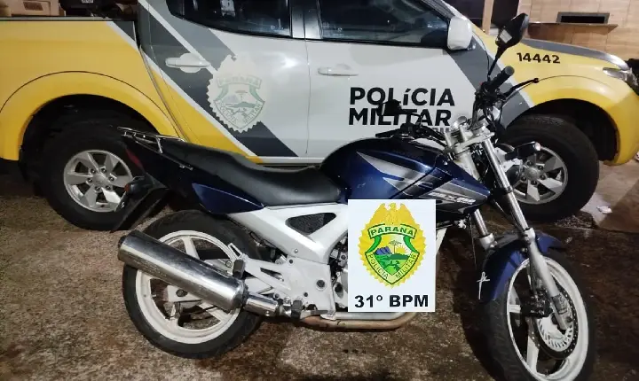 Motociclista é flagrado sem CNH em Terra Roxa e tem veículo apreendido