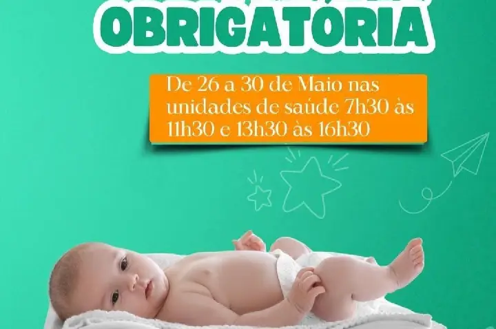 Pesagem de bebês e crianças em Terra Roxa terá início no dia 26
