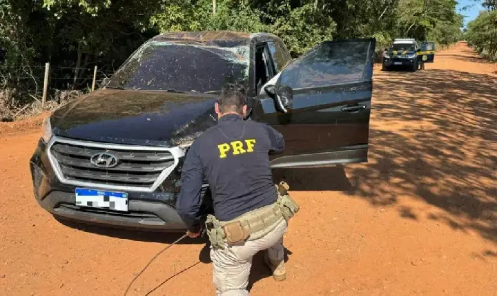 PRF recupera em Terra Roxa Hyundai Creta roubado em São Paulo