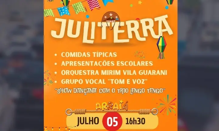 Terra Roxa realiza JuliTerra neste sábado com muita cultura, música e tradição