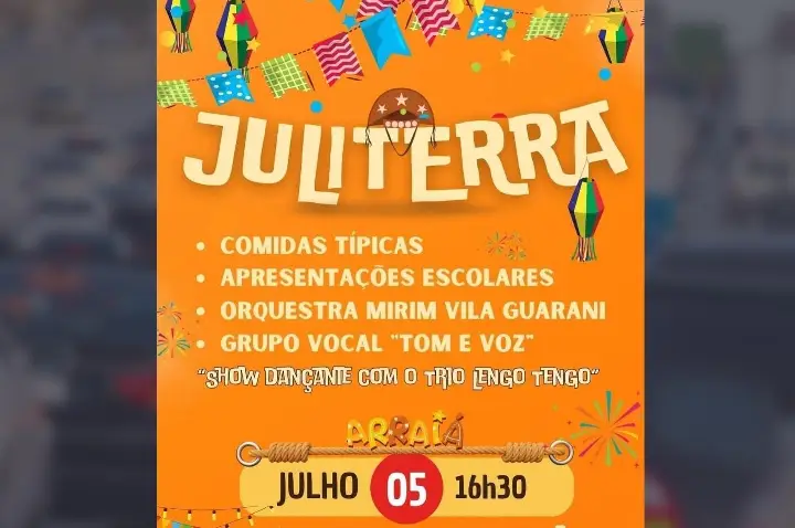Terra Roxa realiza JuliTerra neste sábado com muita cultura, música e tradição