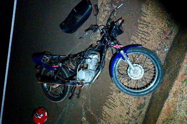 Motociclista sofre ferimentos graves após colisão na rodovia entre Francisco Alves e Iporã