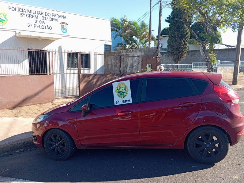 Veículo furtado em Palotina é recuperado em Terra Roxa