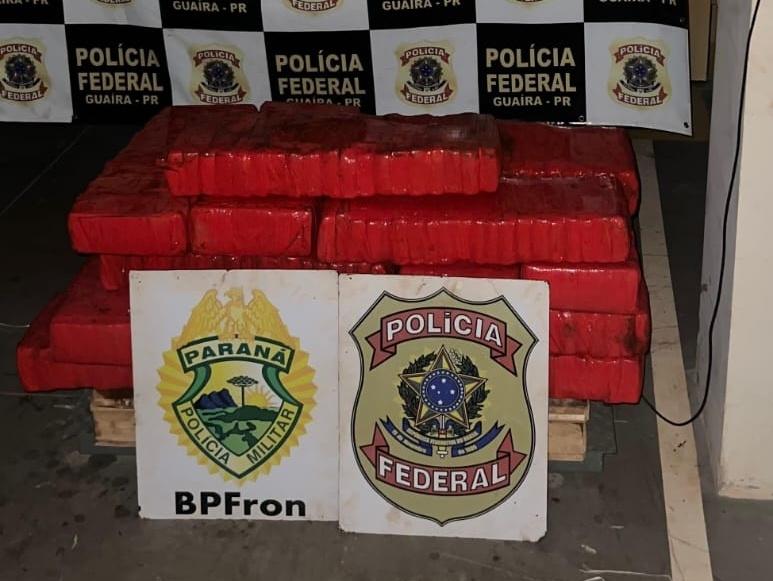 Apreensões em Guaíra e Terra Roxa retiram 665 kg de drogas de circulação