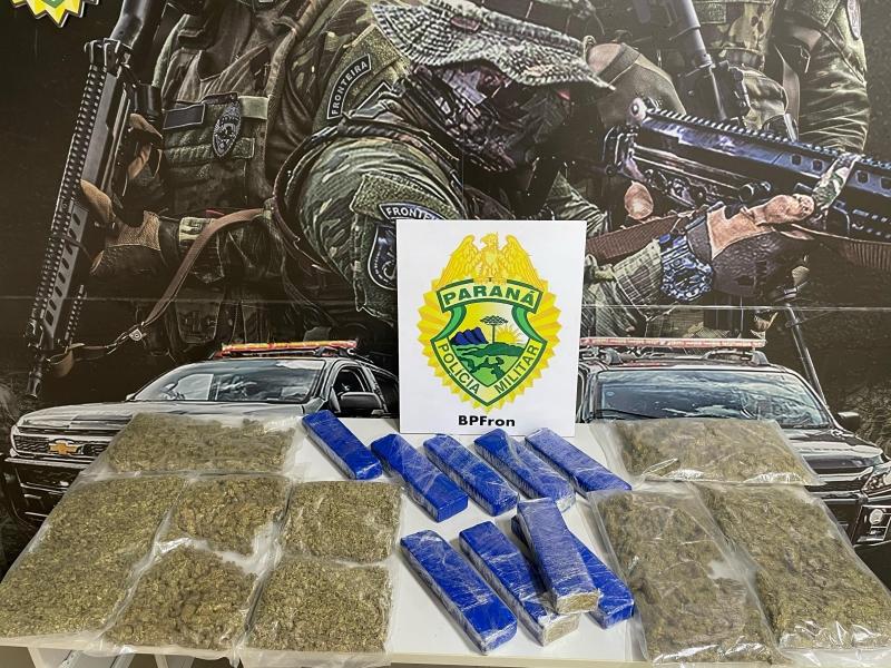 Terra Roxa - Polícia prende casal com drogas em ônibus