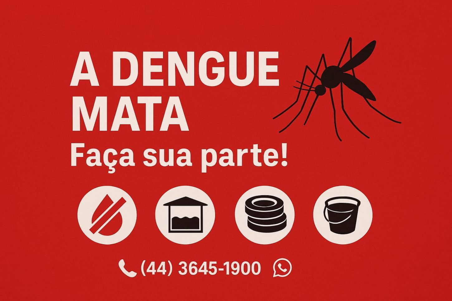 Após as chuvas, setor de Endemias de Terra Roxa reforça alerta para combate à dengue