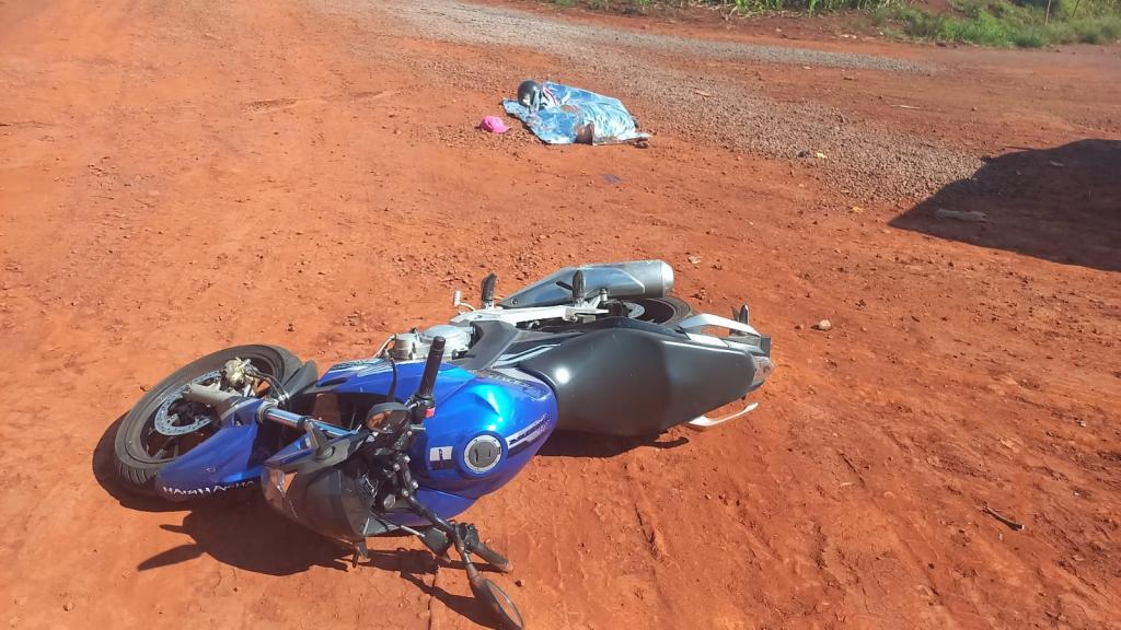 Motociclista morre em acidente na PR-182 entre Palotina e Francisco Alves