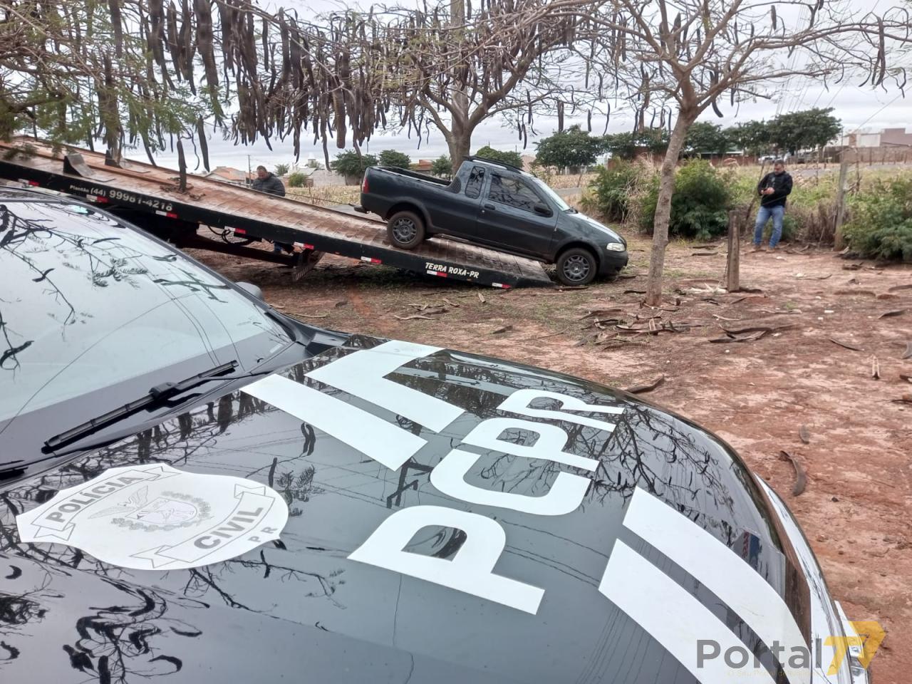Polícia Civil de Terra Roxa recupera veículo roubado durante ação criminosa